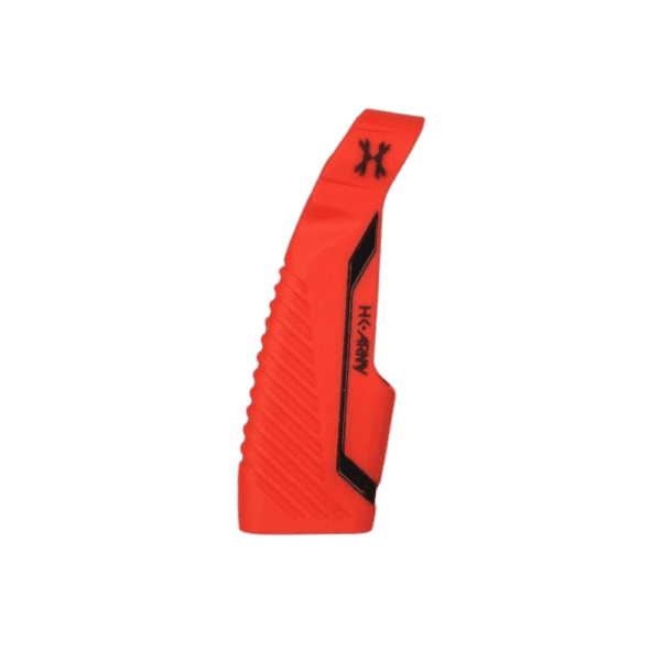 HK Army Vice Grip Axe red black anti slip paintball marker regulator silicone sleeve.
