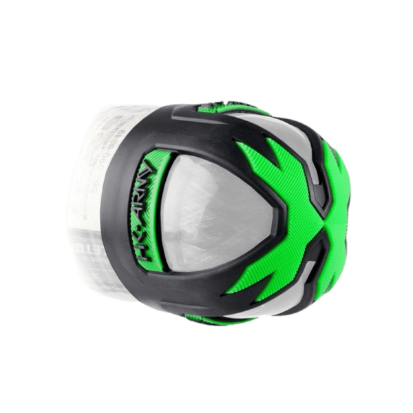 HK Army Vice Tank Grip Black Neon Green anti slip paintball carbon fiber bottle protector boot.