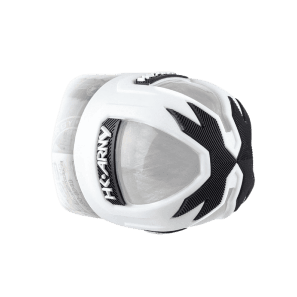 HK Army Vice Tank Grip White Black anti slip paintball carbon fiber bottle protector boot.