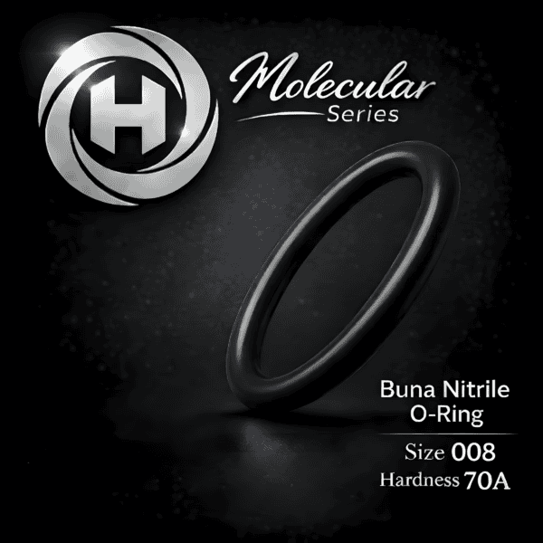 Hadron Molecular Series Buna Nitrile 008 70A O-Ring black paintball marker seal.