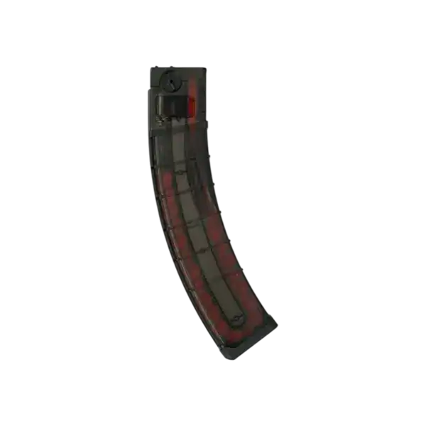 First Strike T15 Mags V2 30 round Smoke translucent magfed paintball magazine.