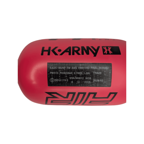 hk alpha air 77 bottle, ignite used