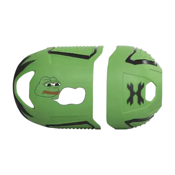HK Army Vice FC Tank Cover Feels Bad green rubber paintball tank grip.