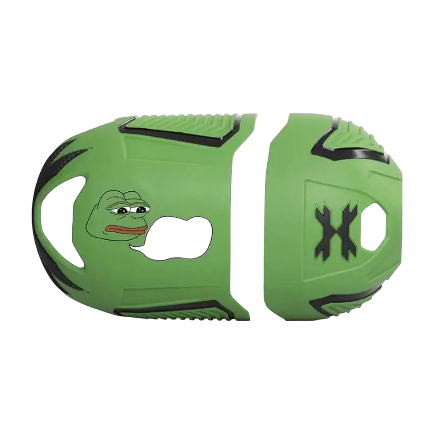 HK Army Vice FC Tank Cover Feels Bad green rubber paintball tank grip.