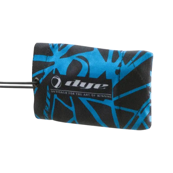 DYE Barrel Cover UL Cyan paintball safety barrel sock.