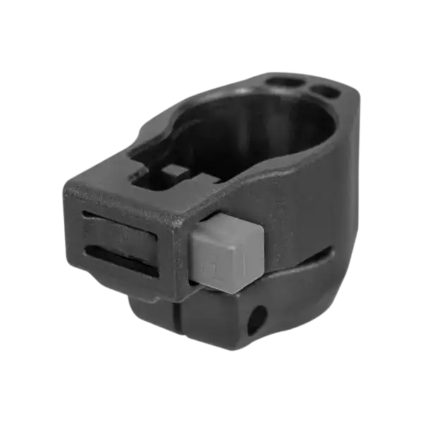 Planet Eclipse PAL QD Feed Neck in black for PAL enabled paintball markers.