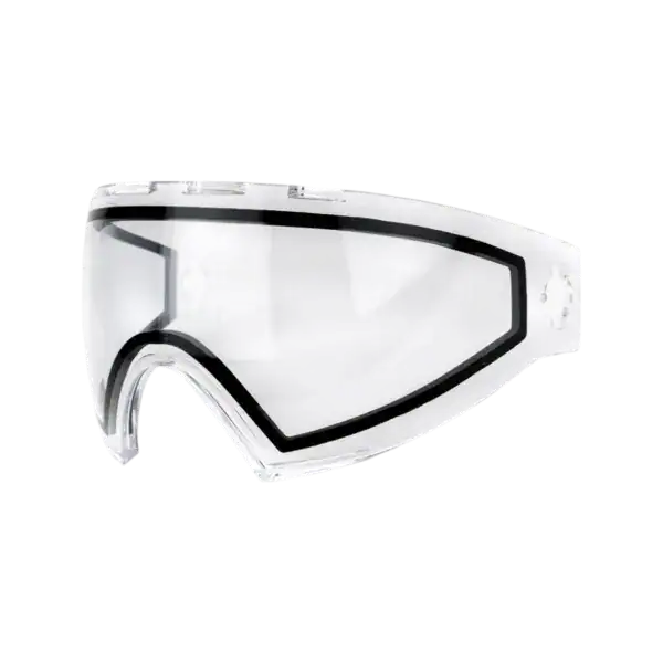 CRBN OPR Replacement Lens Clear thermal lens for paintball goggles.