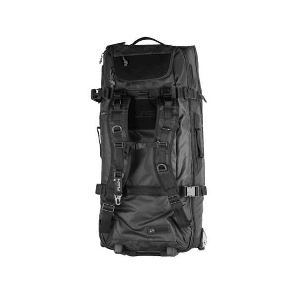 Division One Large Roller Gear Bag black paintball rolling travel luggage backpack.