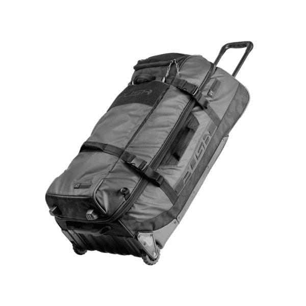 Division One Large Roller Gear Bag black paintball rolling travel luggage backpack.