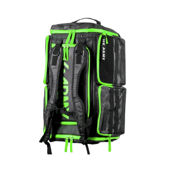 HK Army Expand 35L Gear backpack Black Green paintball duffel bag.