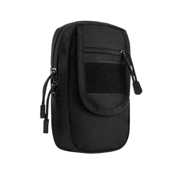 NcStar Small Utility Pouch Long Black tactical paintball MOLLE pocket.