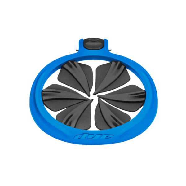 DYE R2 Loader Quick Feed in Cyan magnetic paintball hopper speedfeed from WC Marker.