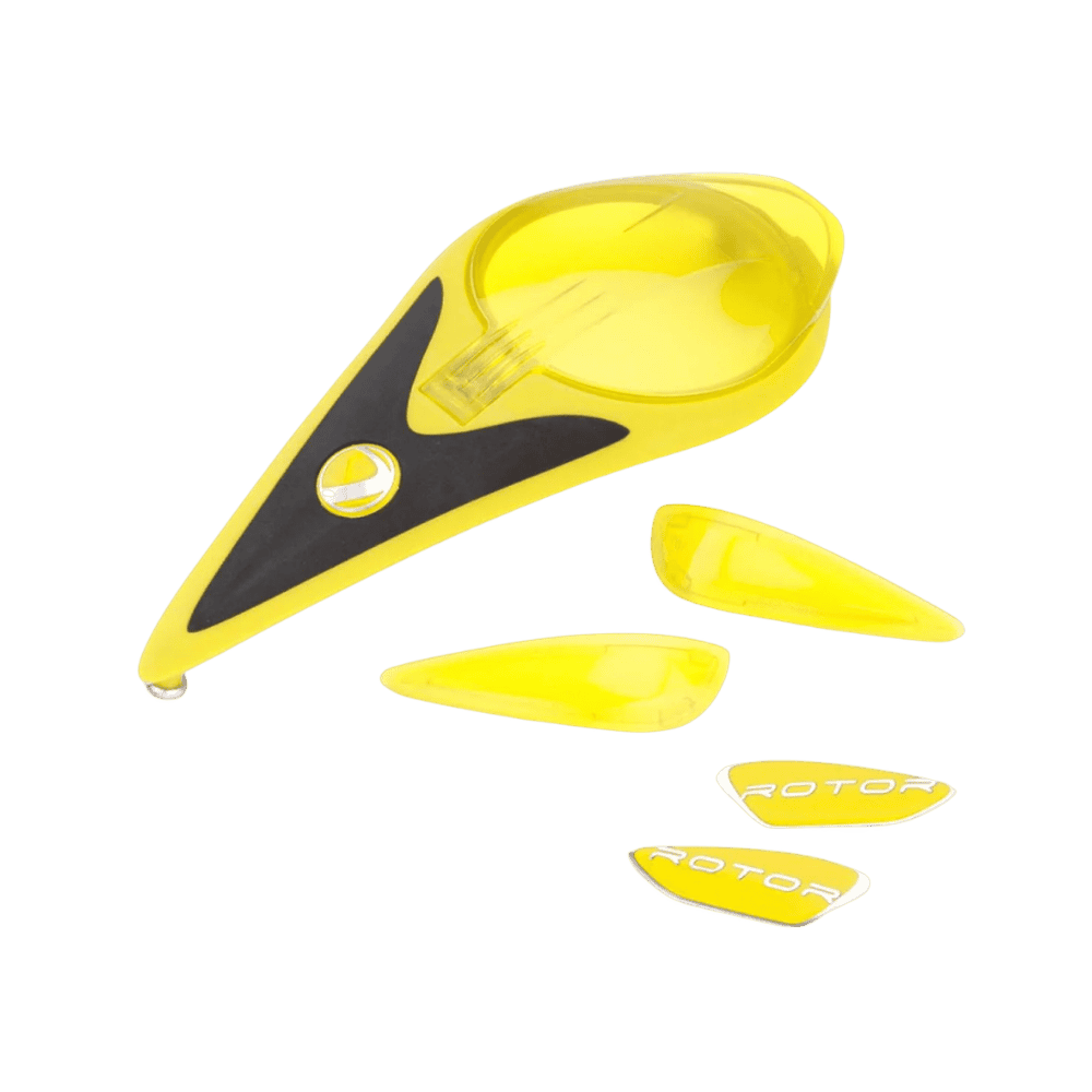 DYE Rotor Color Kit Yellow accent upgrade for a paintball loader from WC Marker.