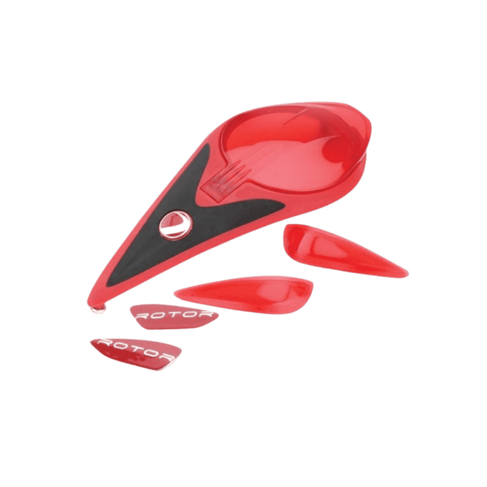 DYE Rotor Color Kit Red accent upgrade for a paintball loader from WC Marker.