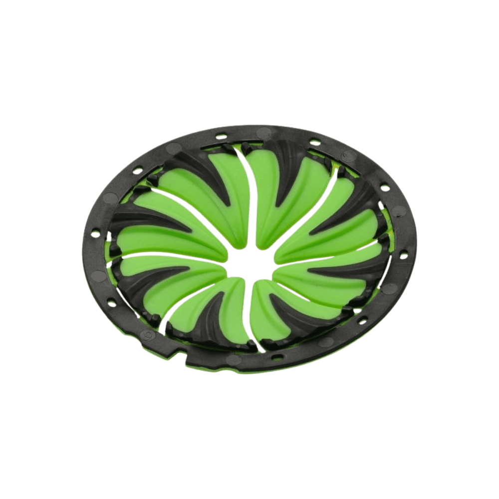 DYE Rotor Quickfeed Ver 6.0 Lime speedfeed upgrade for a paintball loader from WC Marker.