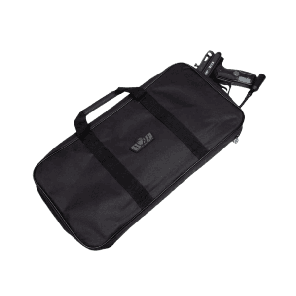 Standard Paintball Marker Case Black tactical protective storage bag with Velcro straps