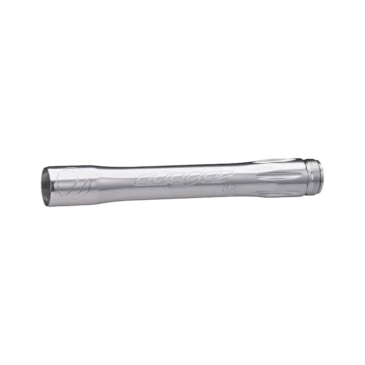DYE Boomstick UL-I Barrel Back Clear Polish paintball barrel component.