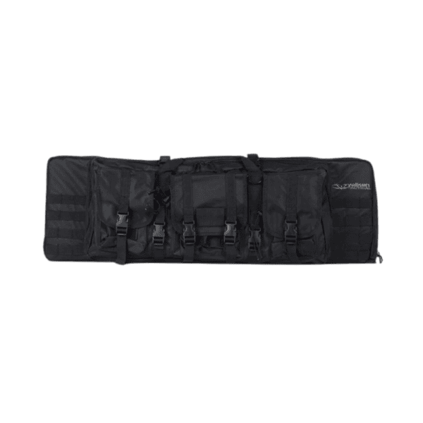Valken Tactical 36 Inch Double Rifle Paintball Gun Case Black padded marker storage bag