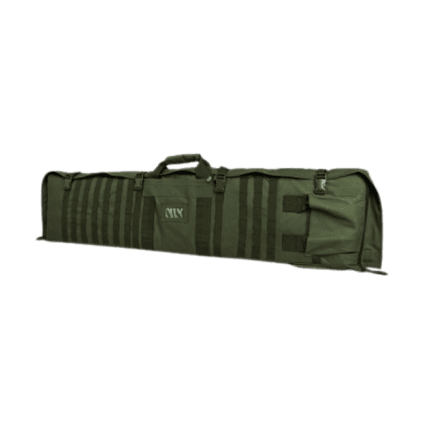 VISM Rifle Case Shooting Mat Black tactical paintball drag bag.